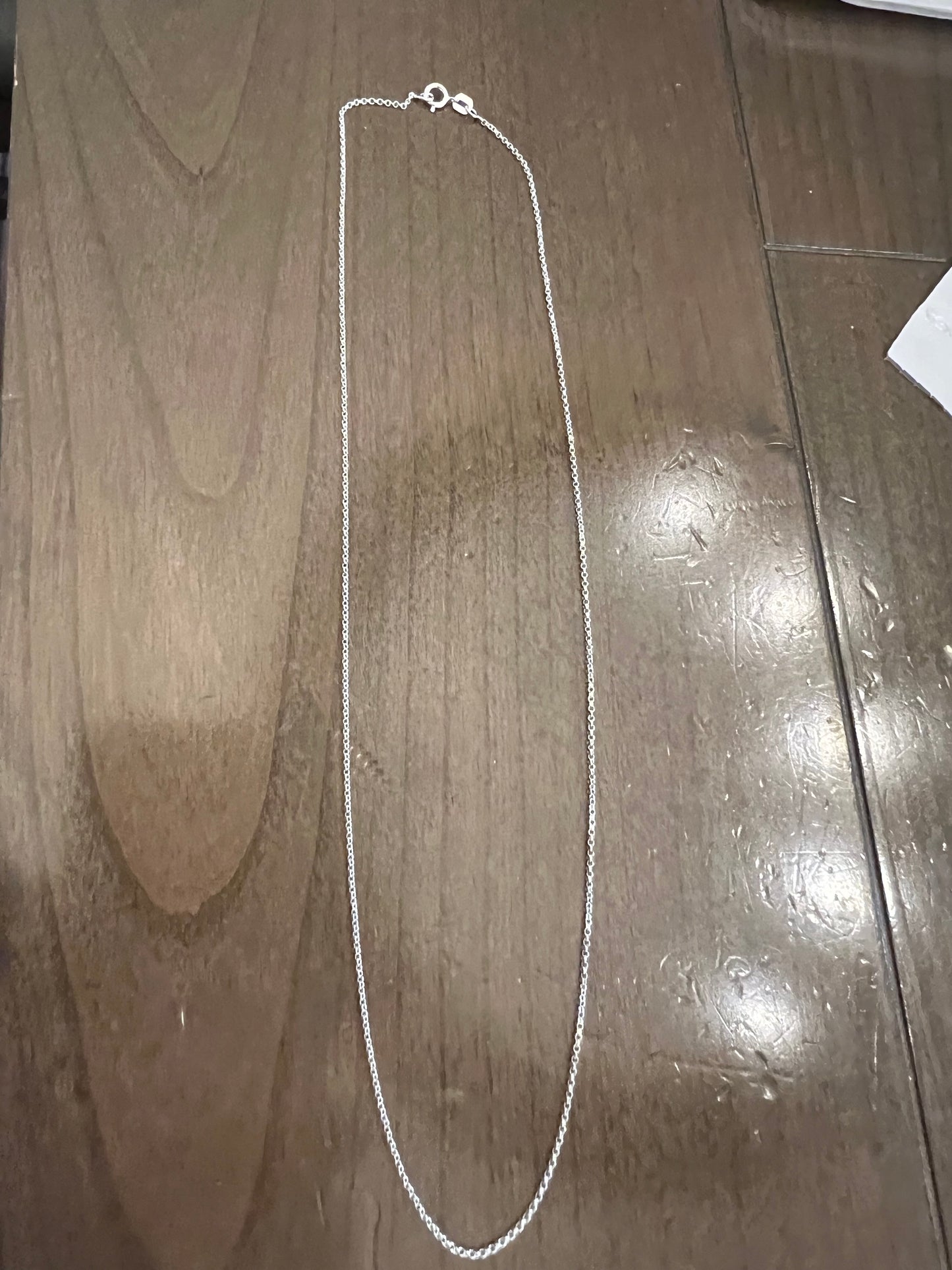 Sterling Silver chain- 18” 1.1 Rolo