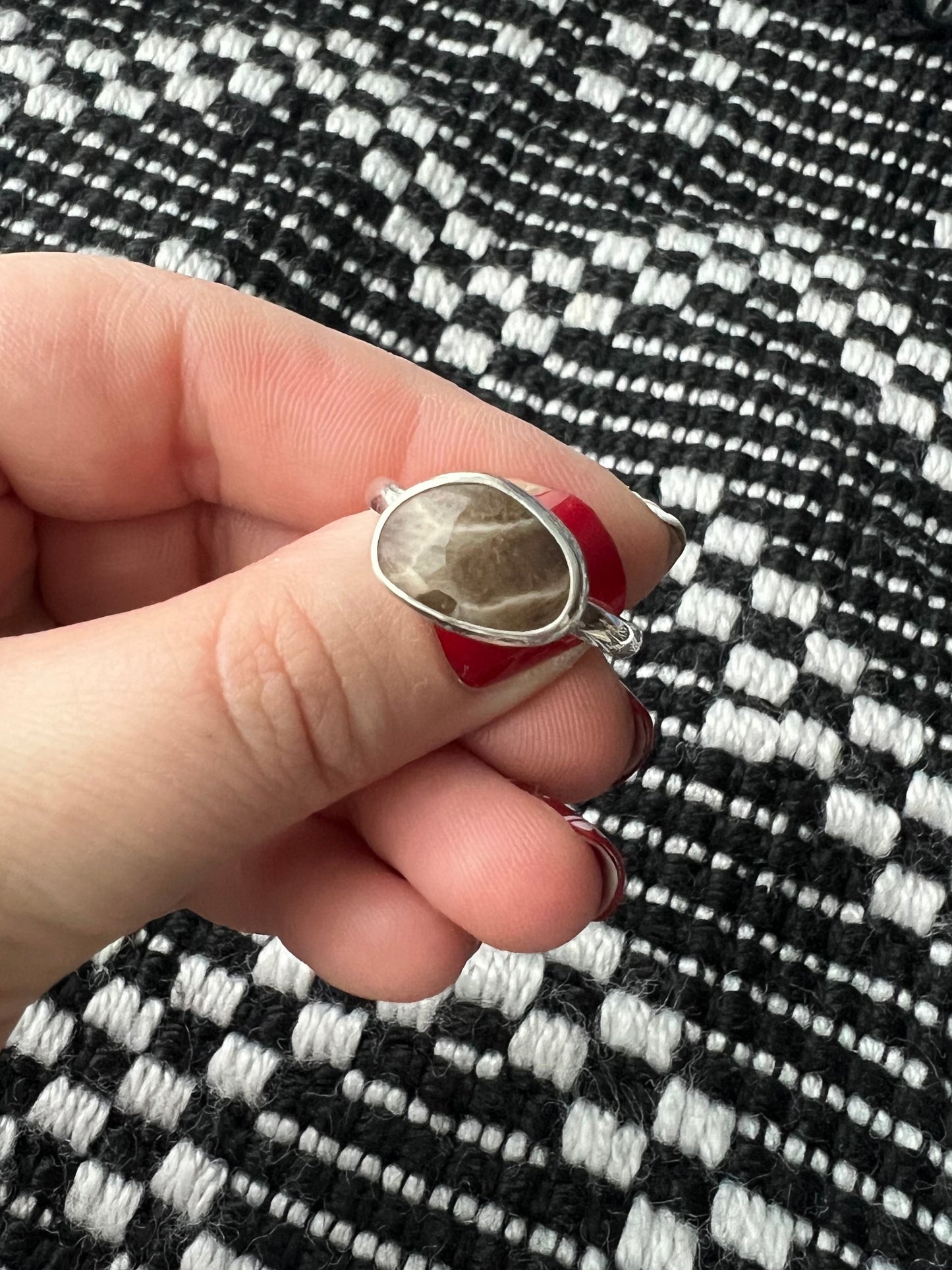 Petoskey Stone ring size 11.5