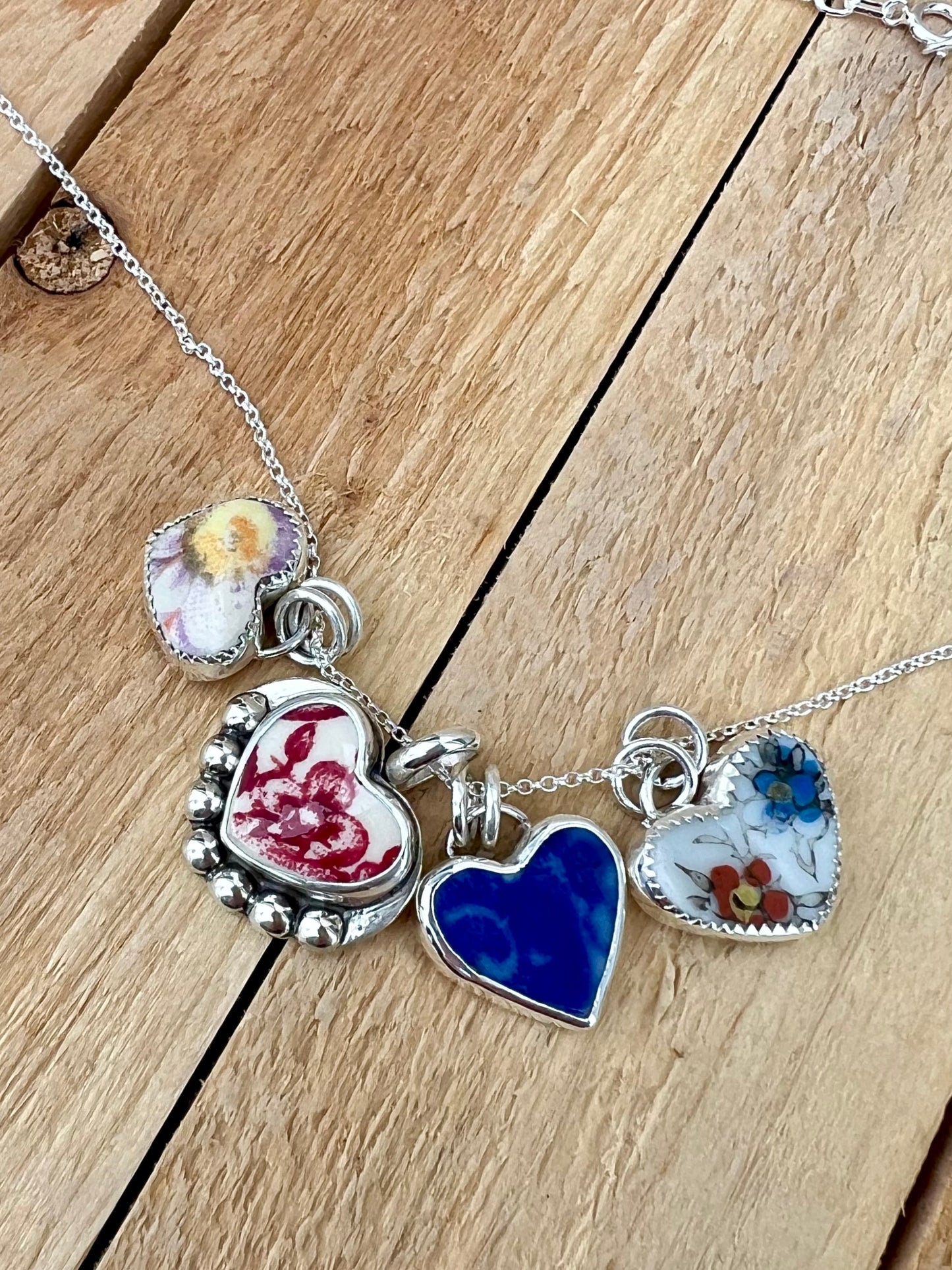 Ceramic Heart Charm 2