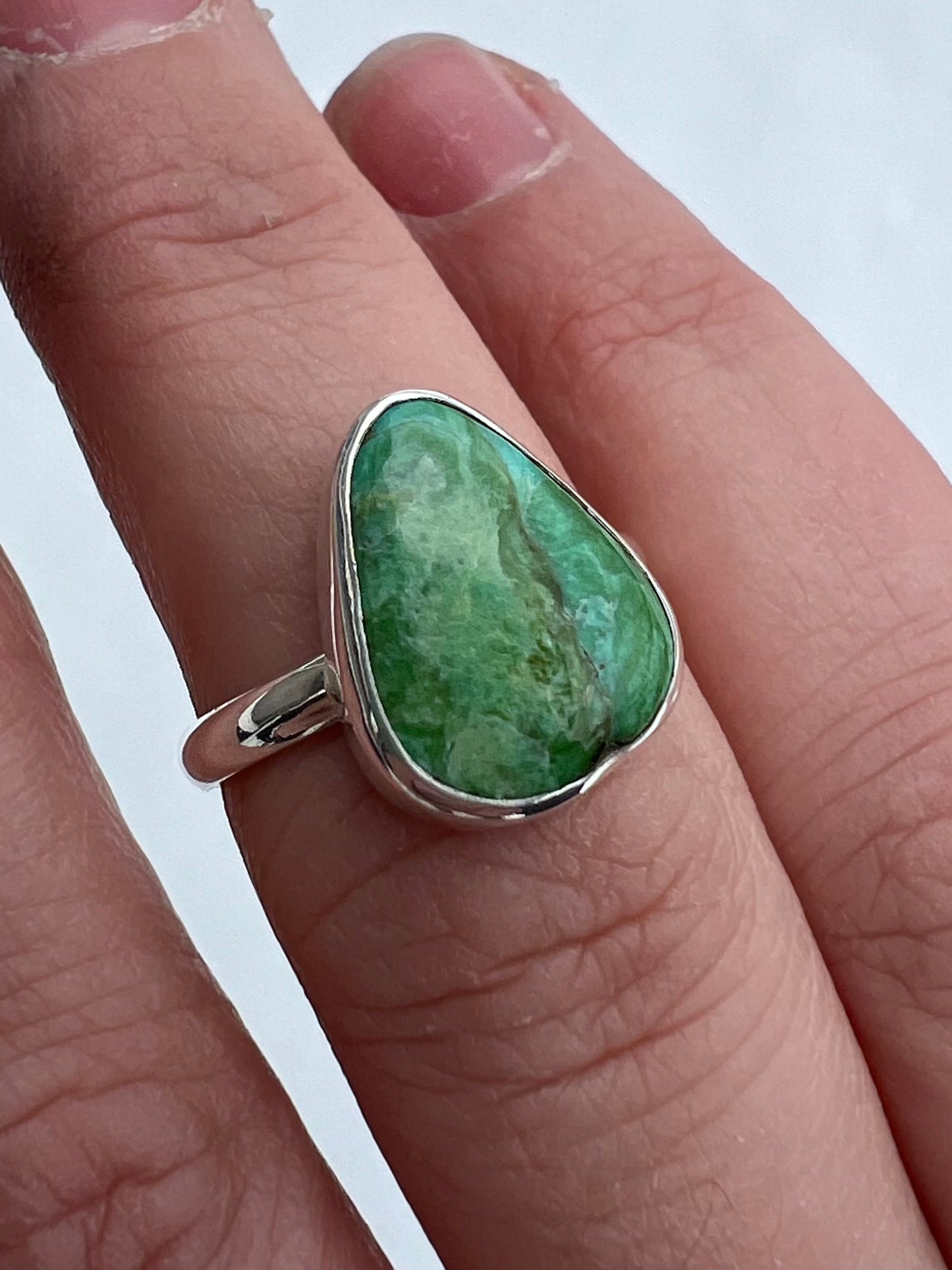 Turquoise ring, size 8.5