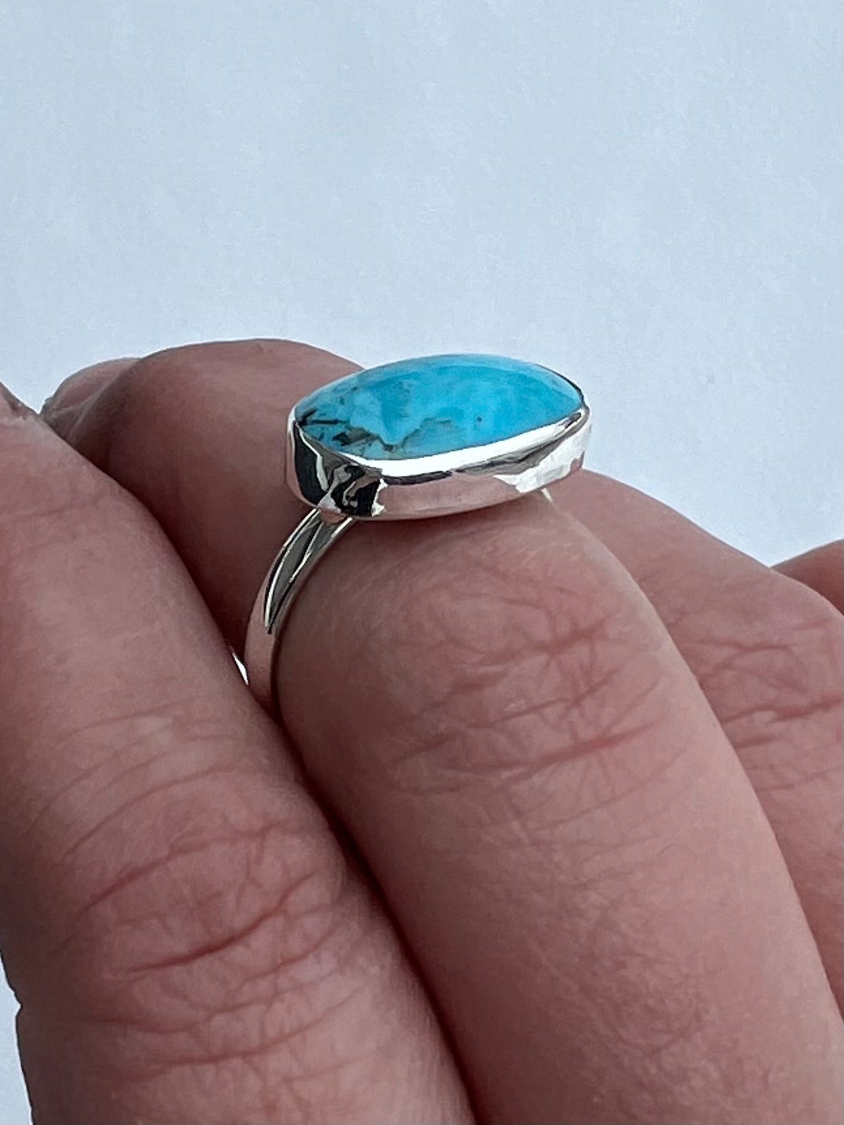 Turquoise ring, size 8