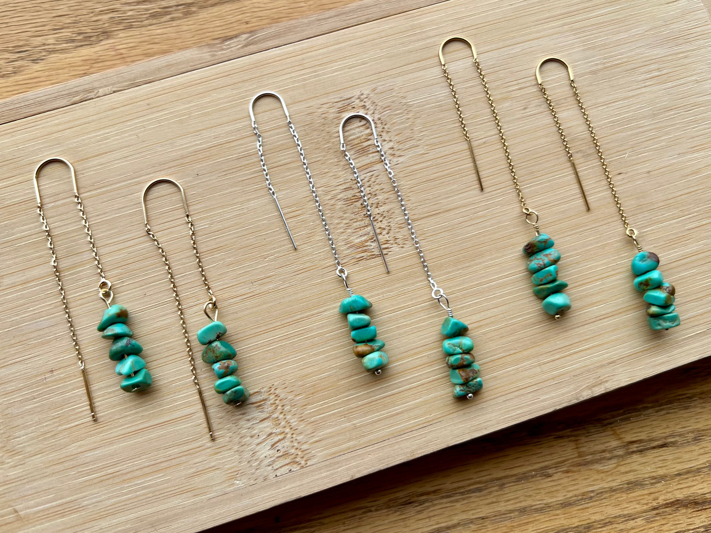 Turquoise Threaders - Gold Filled PRE ORDER