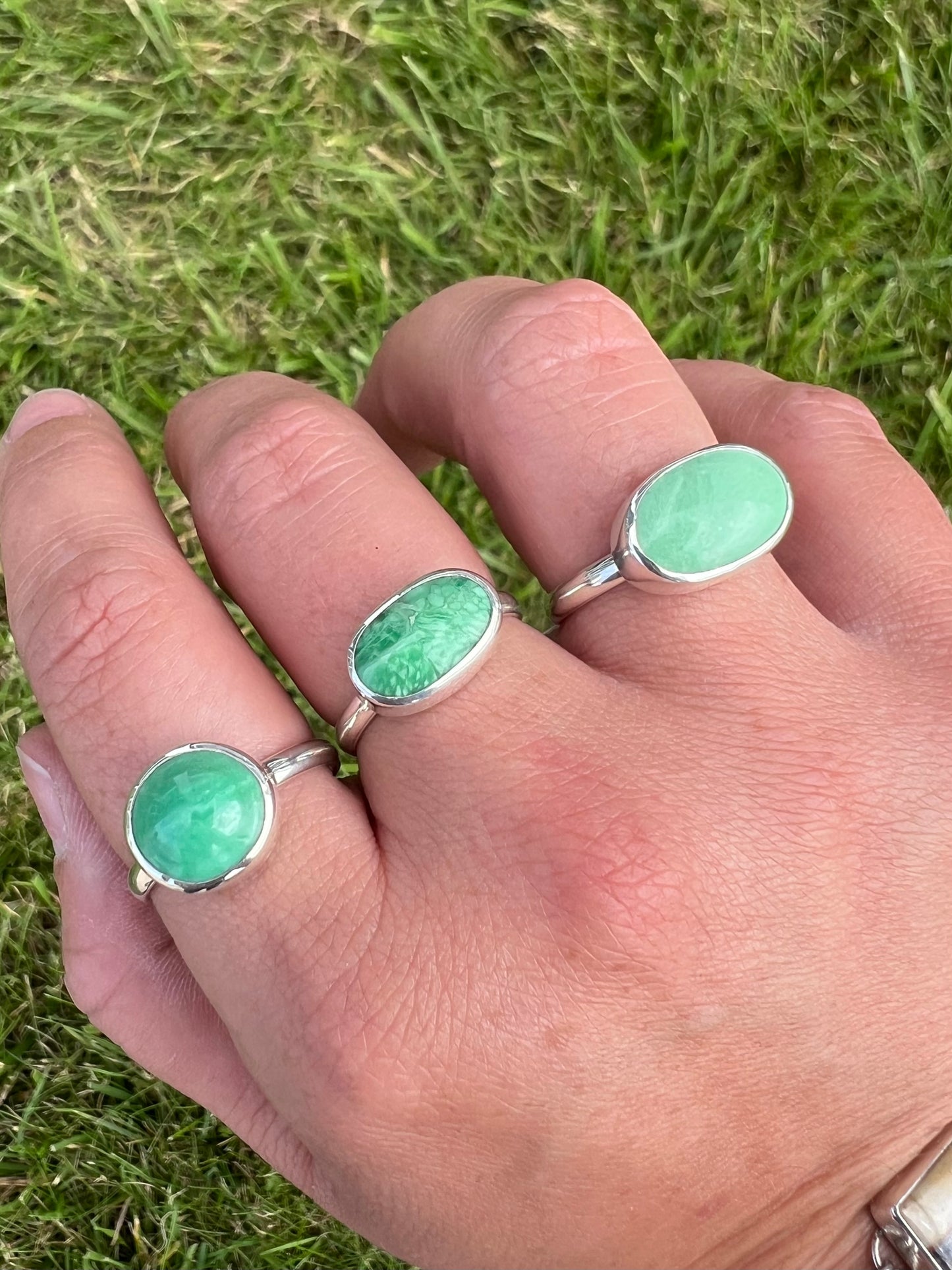 Lucin Variscite ring size 11.75