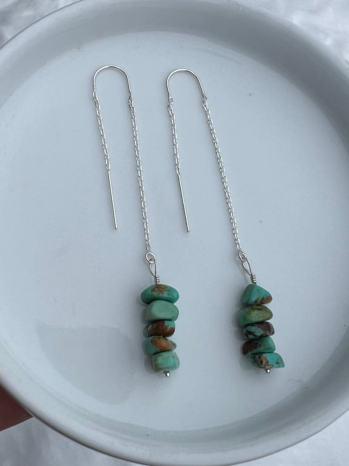 Turquoise Threaders - Sterling Silver PRE ORDER