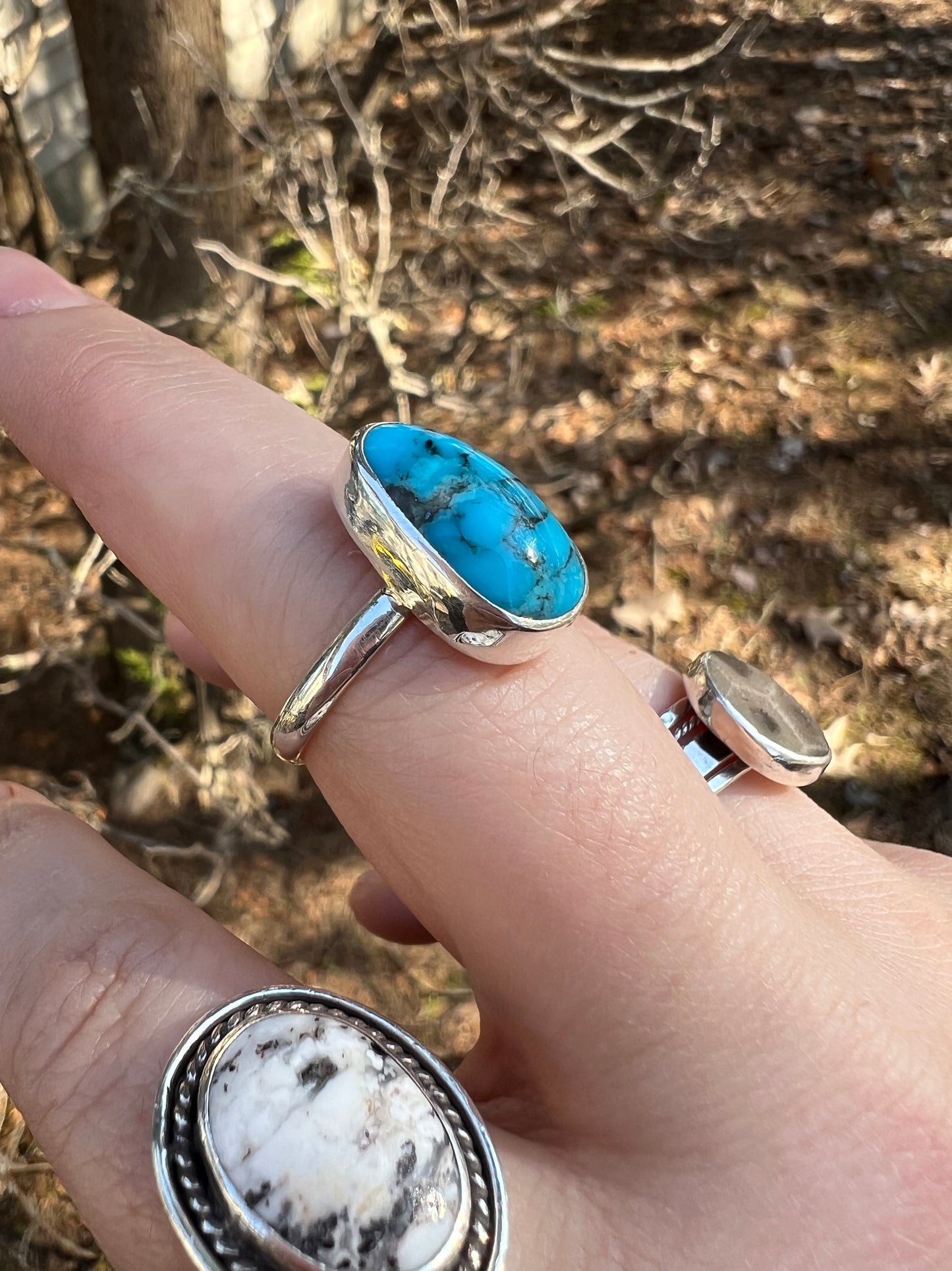 Sleeping Beauty turquoise ring size 9.5