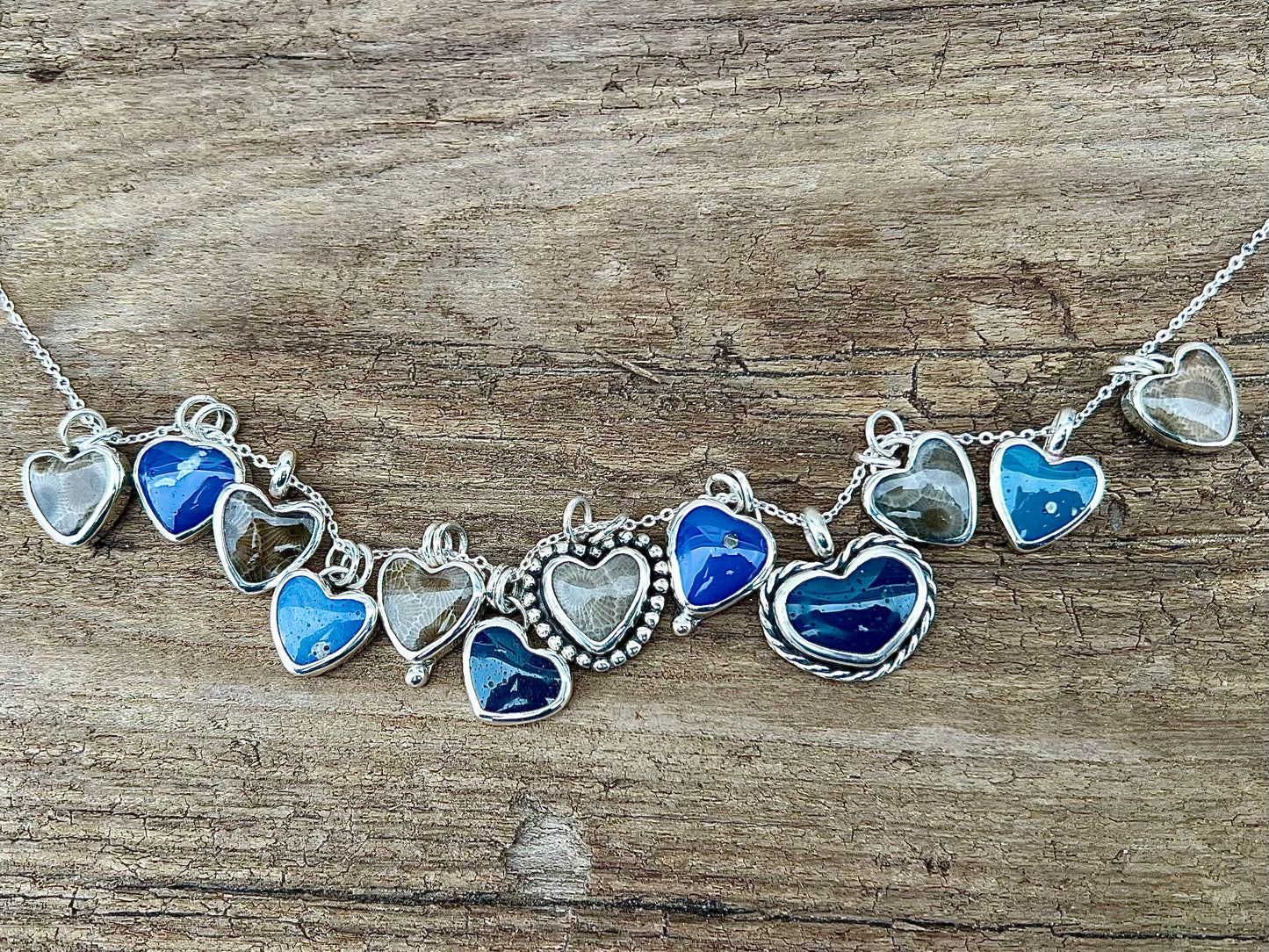 Petoskey Stone Heart Charm 2