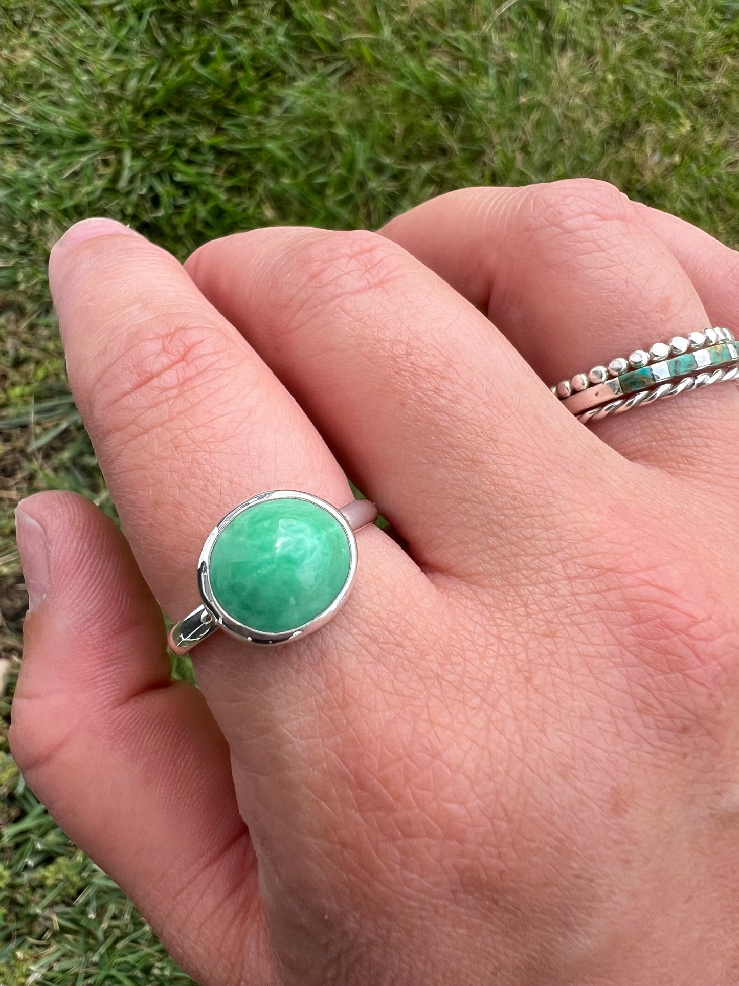 Lucin Variscite ring size 11.75