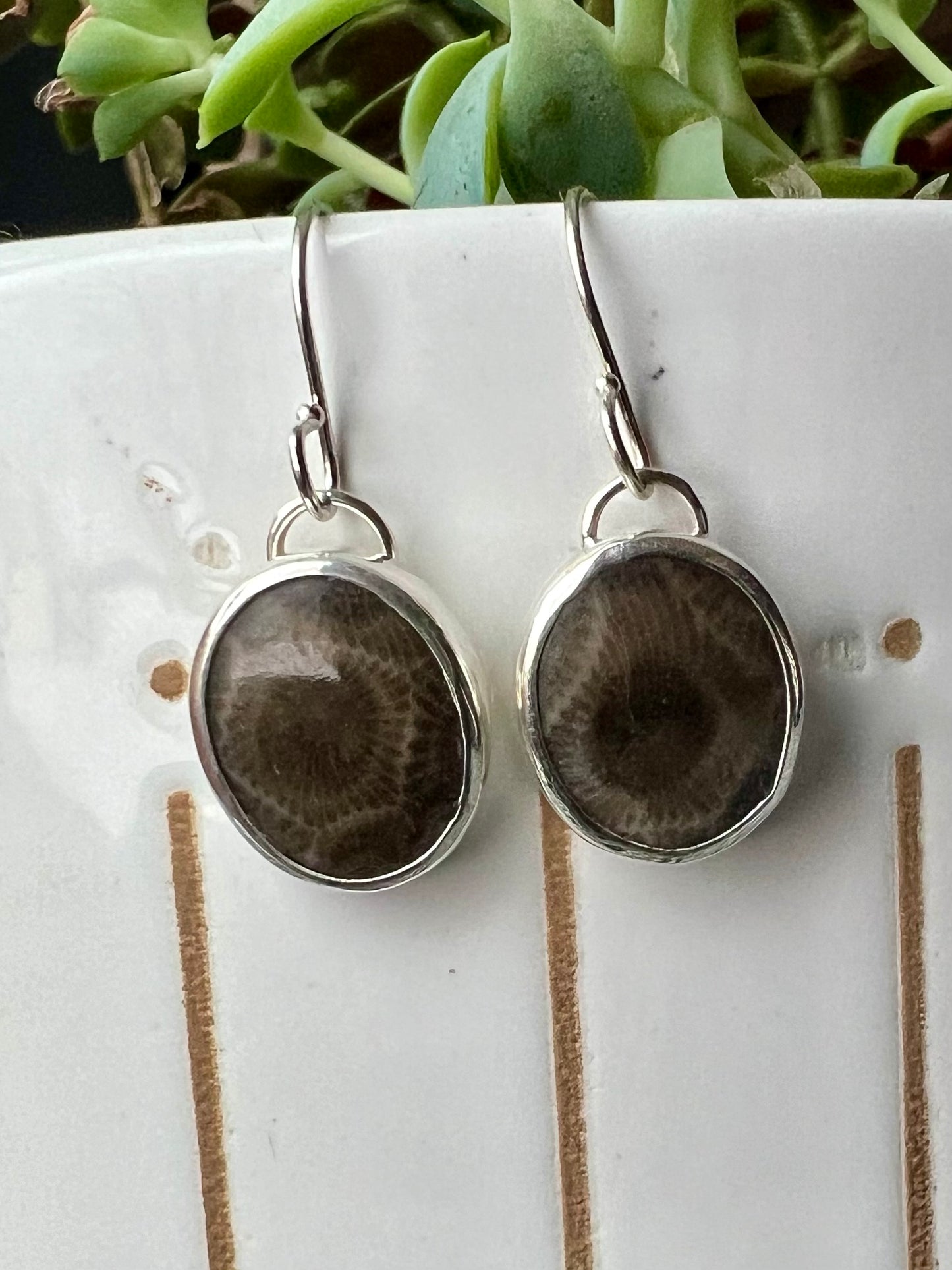 Petoskey Stone Dangles 1