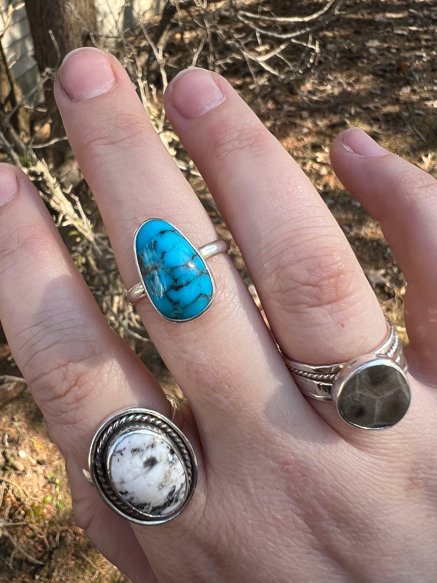 Sleeping Beauty turquoise ring size 9.5