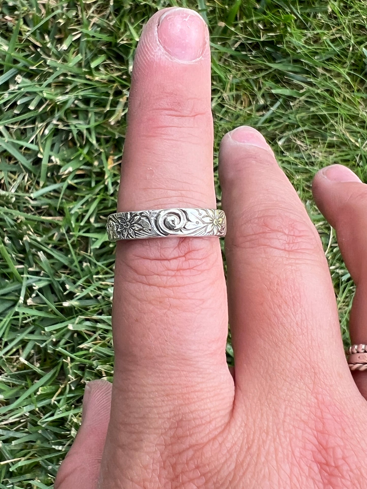 Sterling Silver Thick stacking rings - Made to order