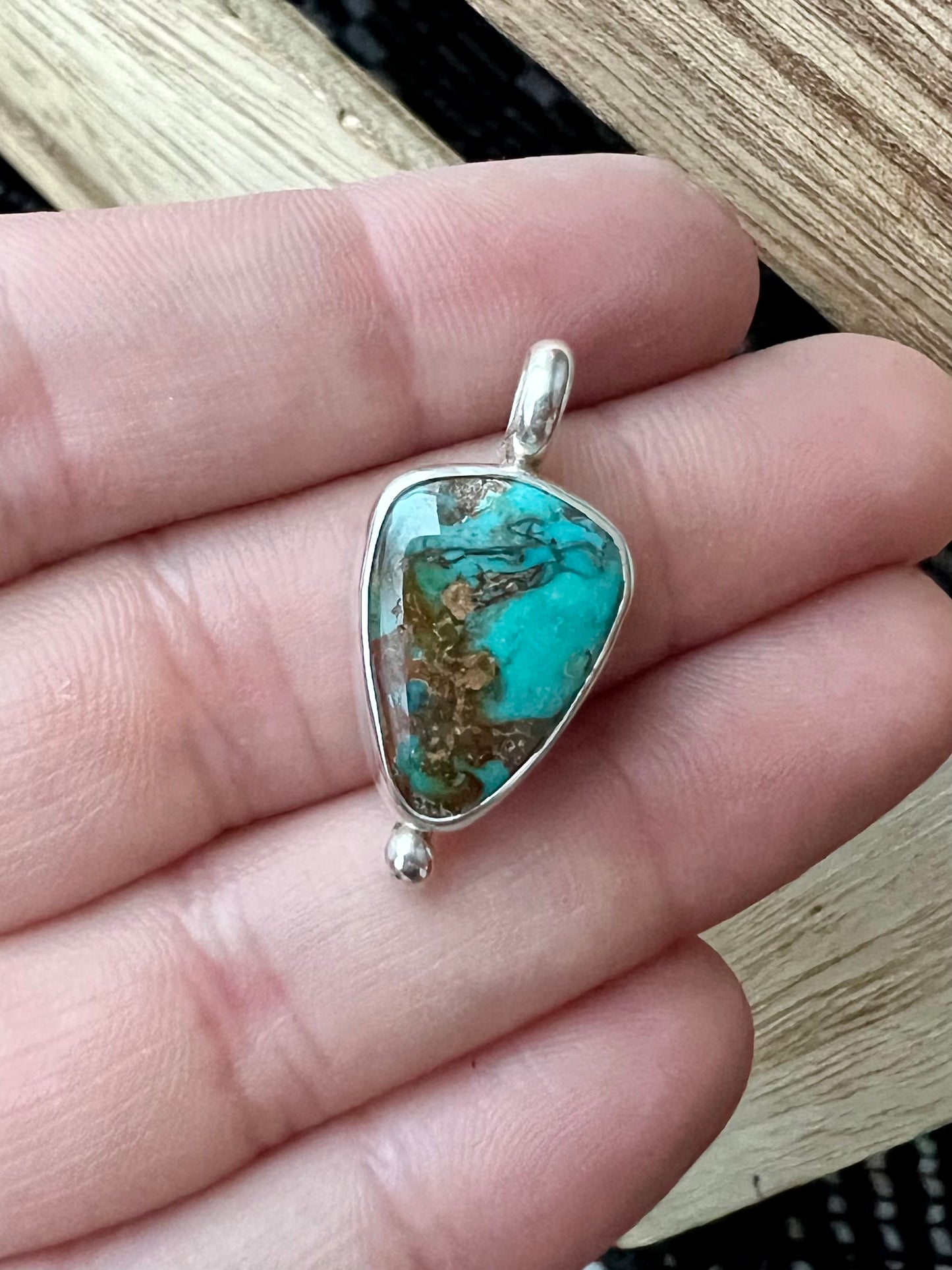Fox Turquoise pendant