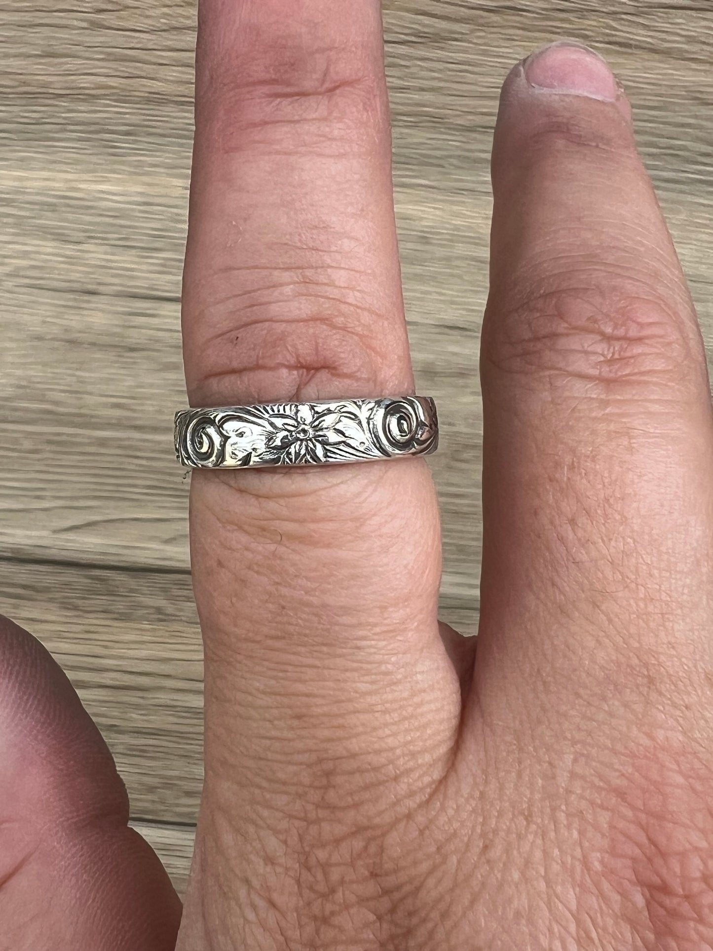 Sterling Silver Thick stacking rings - Made to order