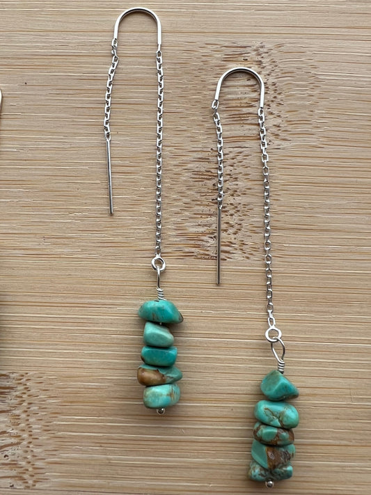 Turquoise Threaders - Sterling Silver PRE ORDER