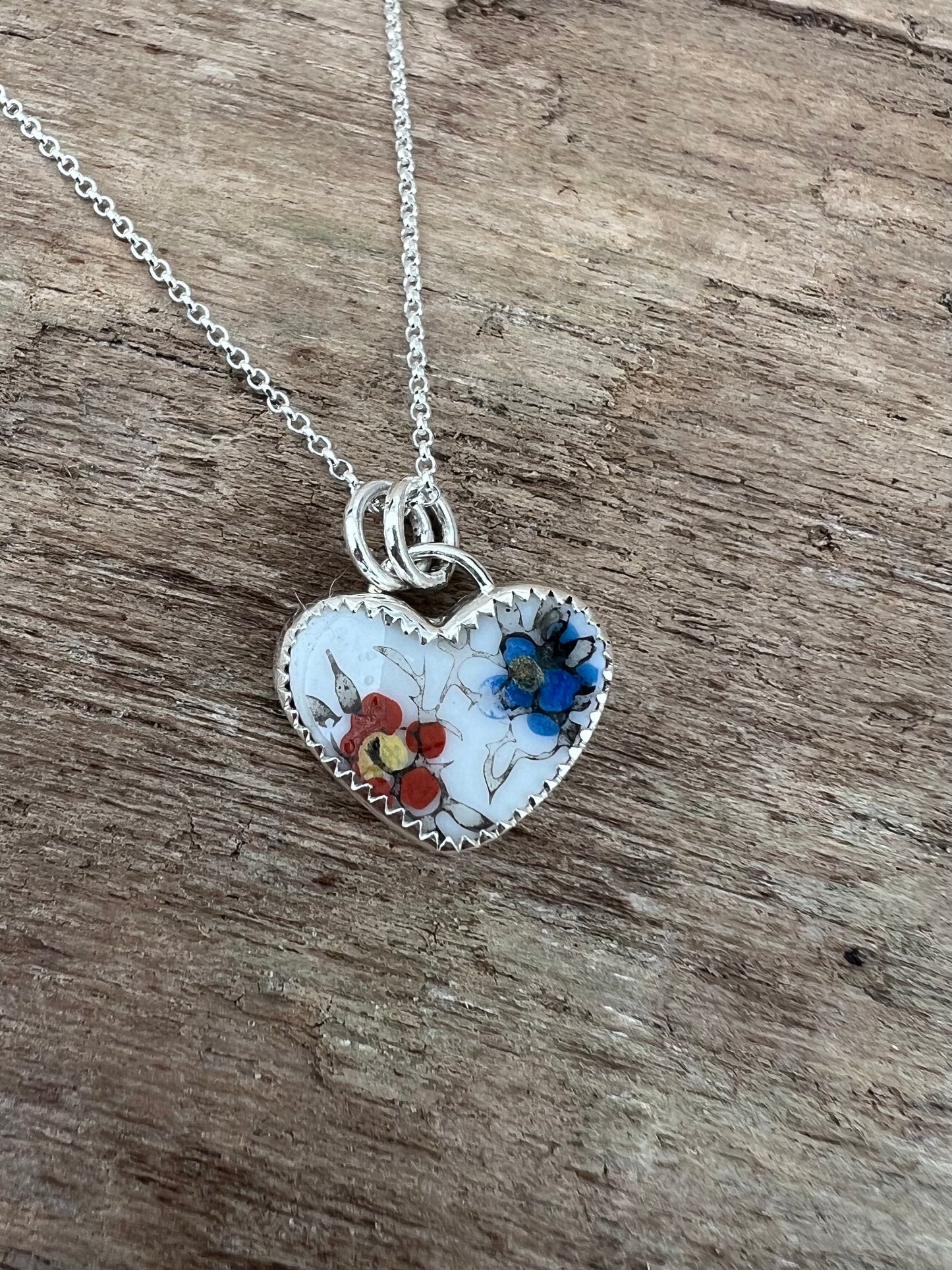 Ceramic Heart Charm 4