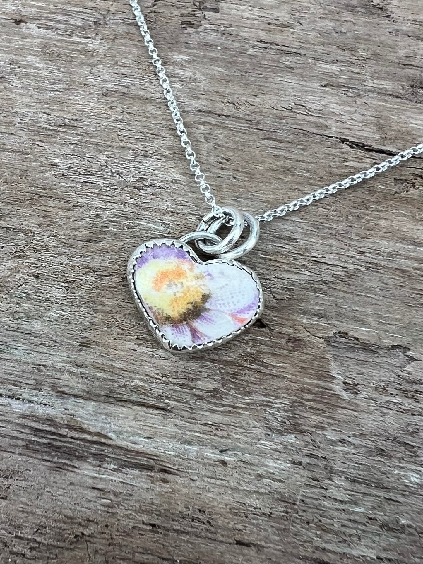 Ceramic Heart Charm 1