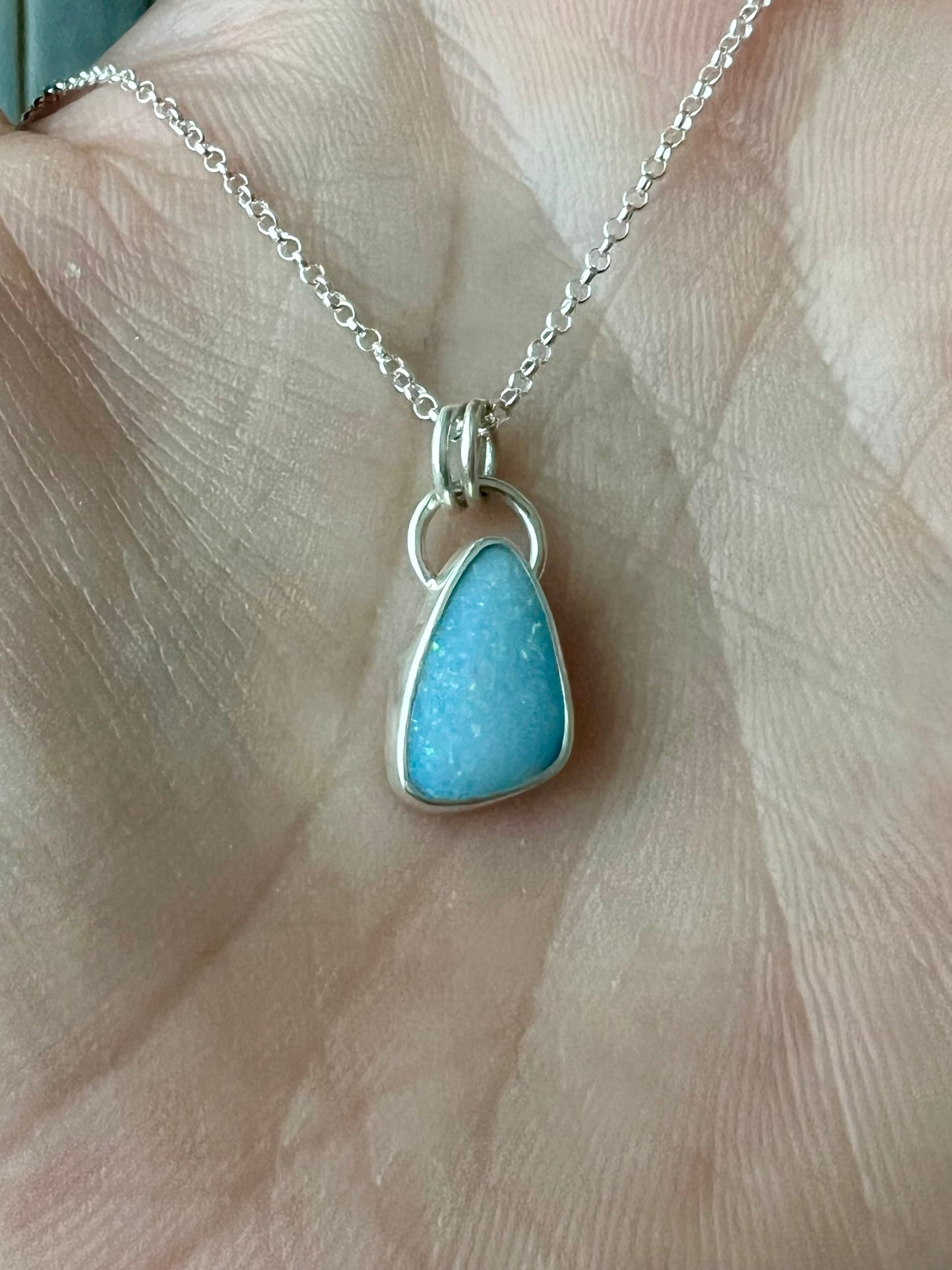 Cooper Pedy Opal Doublet pendant