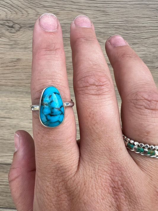 Sleeping Beauty turquoise ring size 9.5