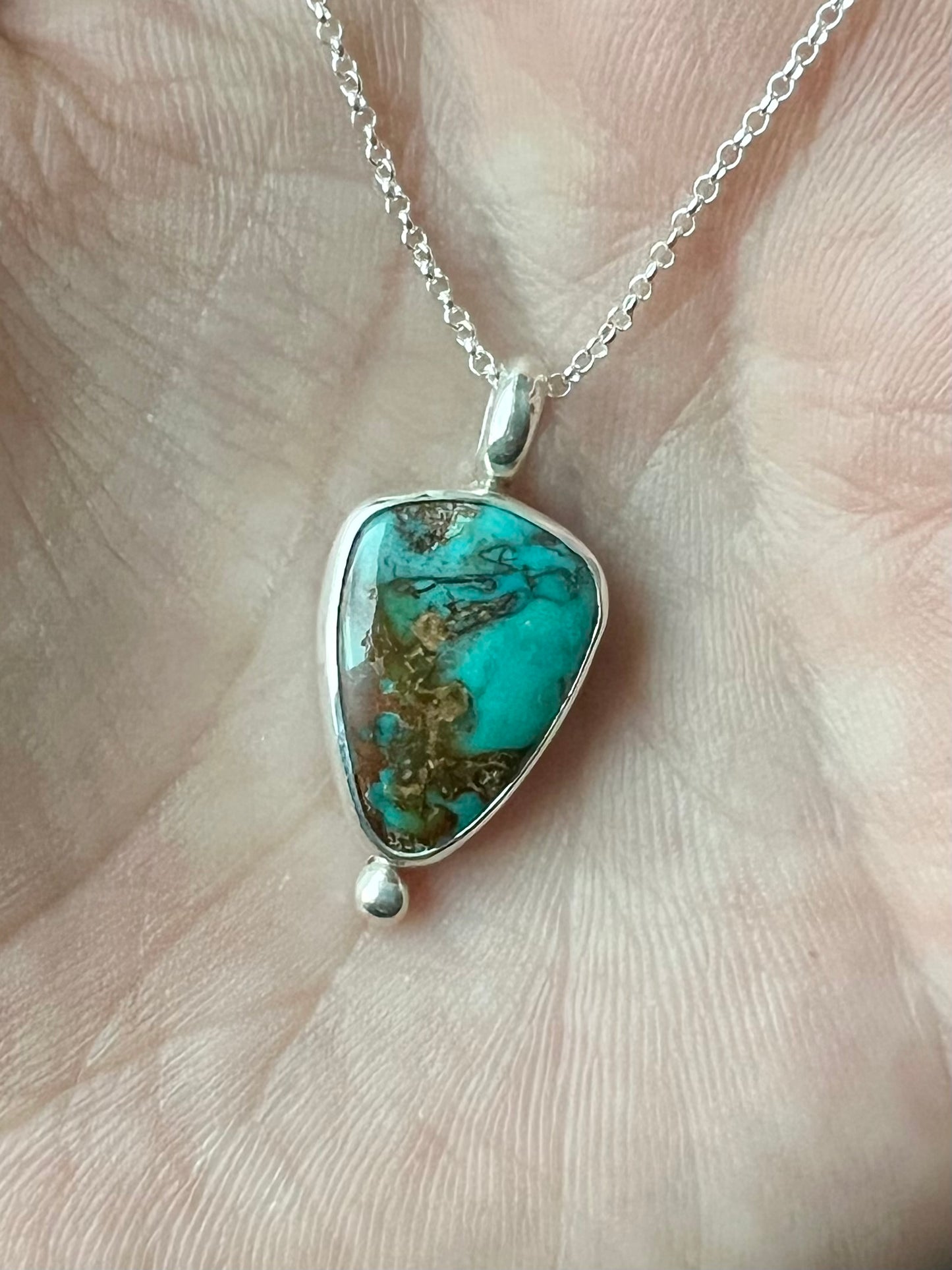 Fox Turquoise pendant