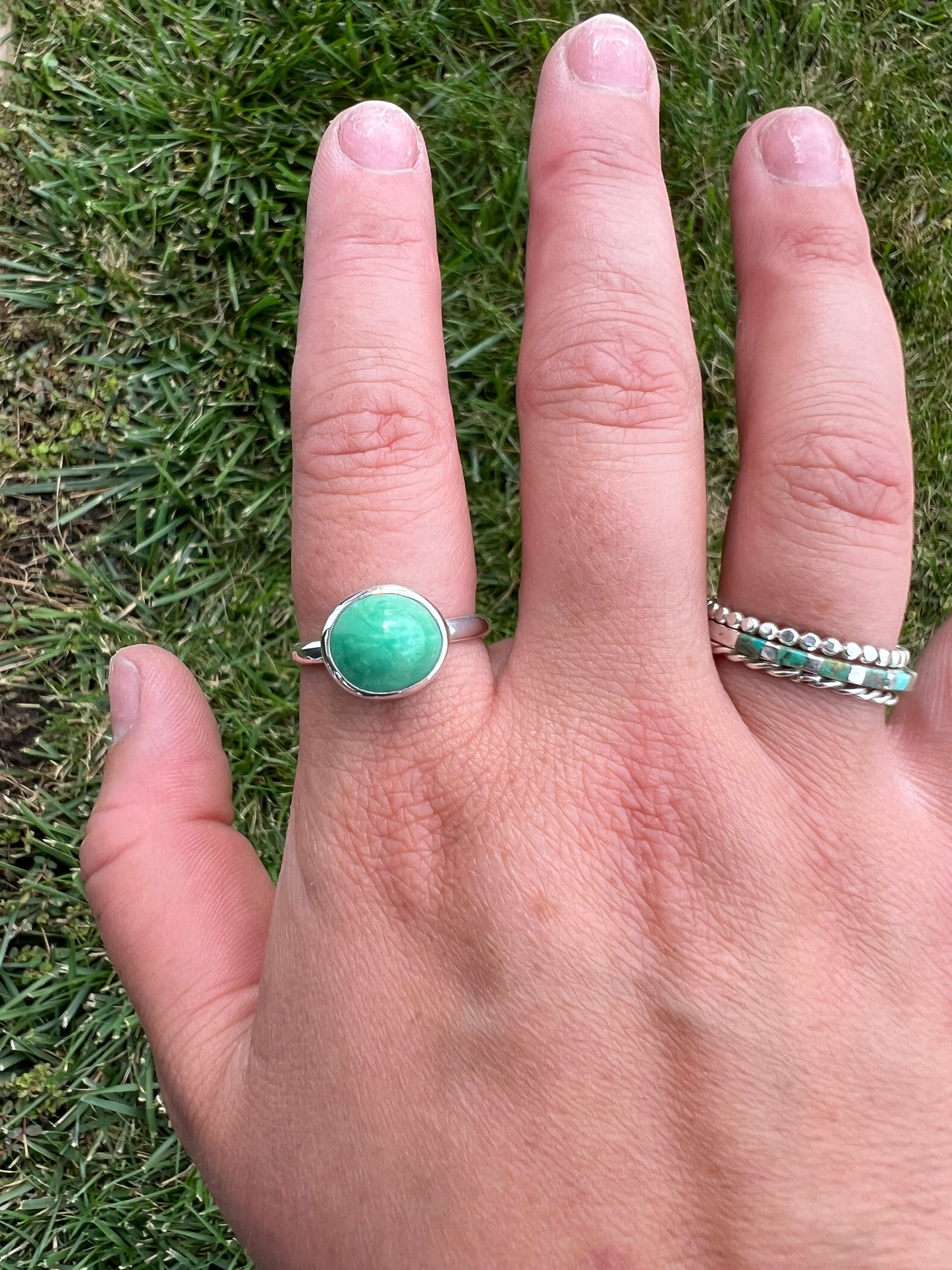 Lucin Variscite ring size 11.75