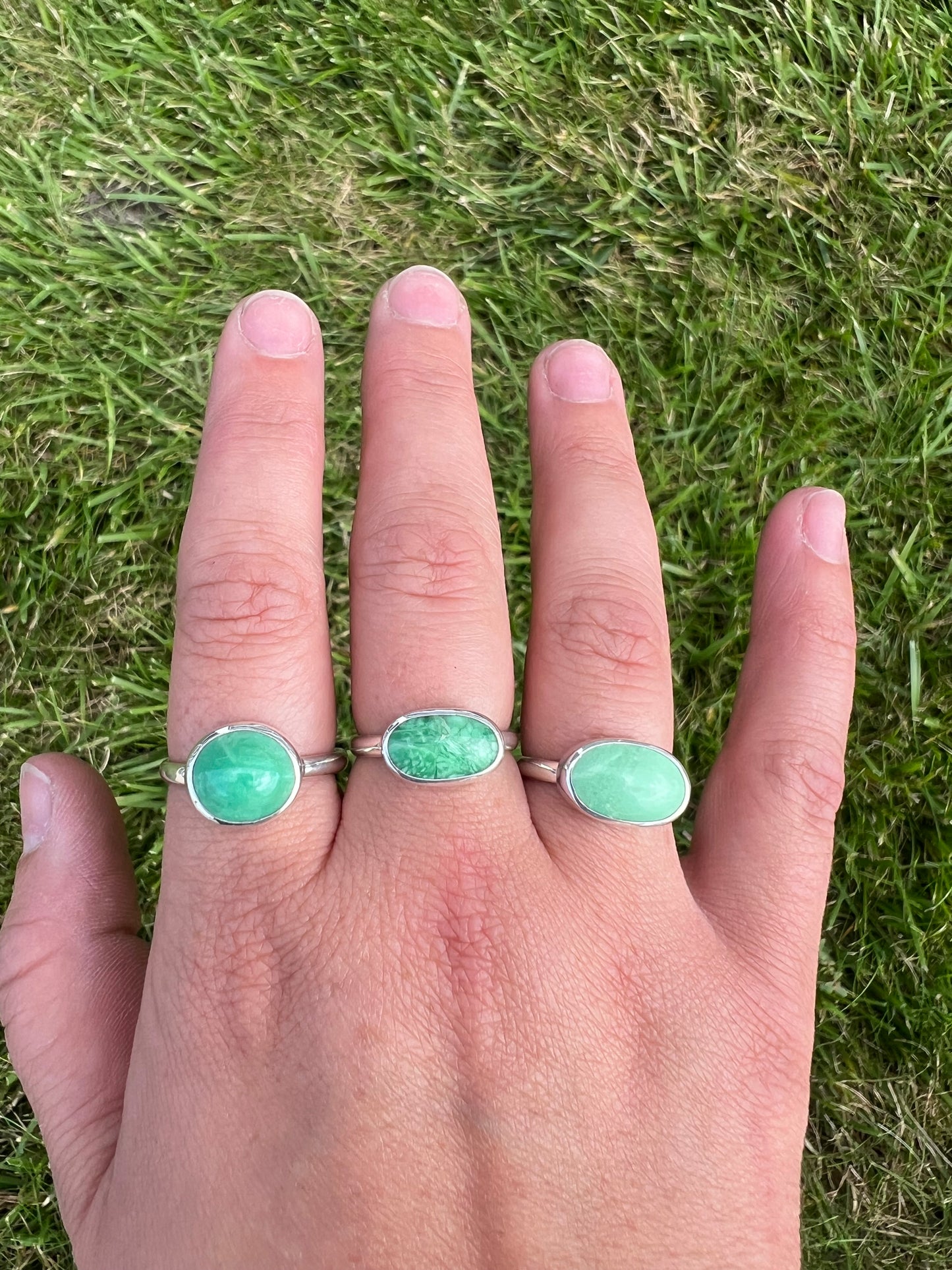 Lucin Variscite ring size 11.75