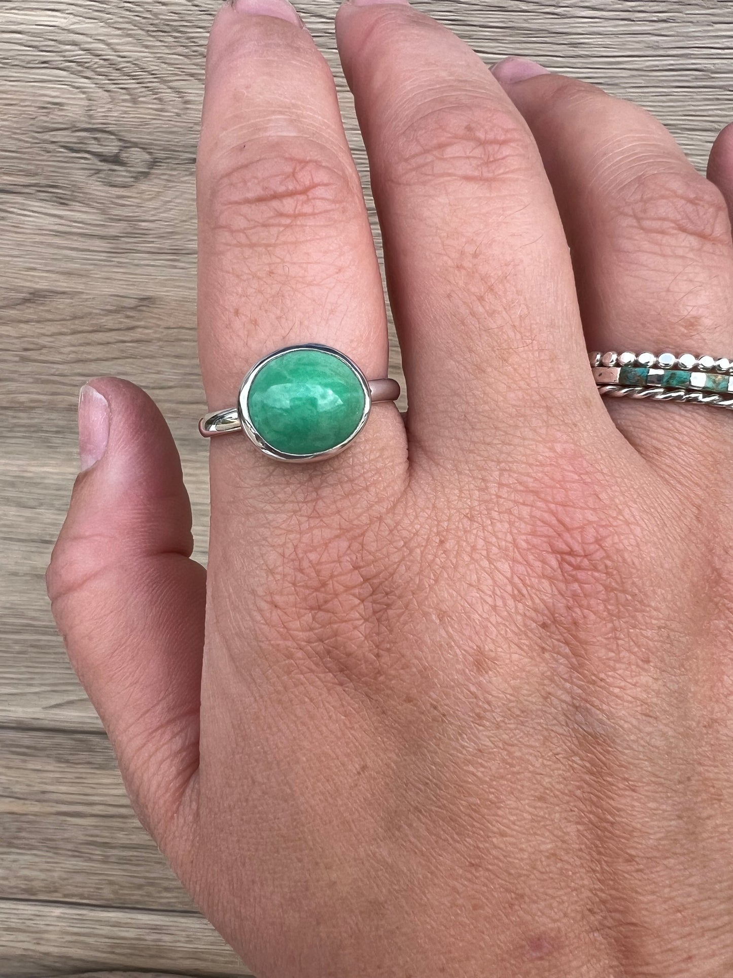 Lucin Variscite ring size 11.75