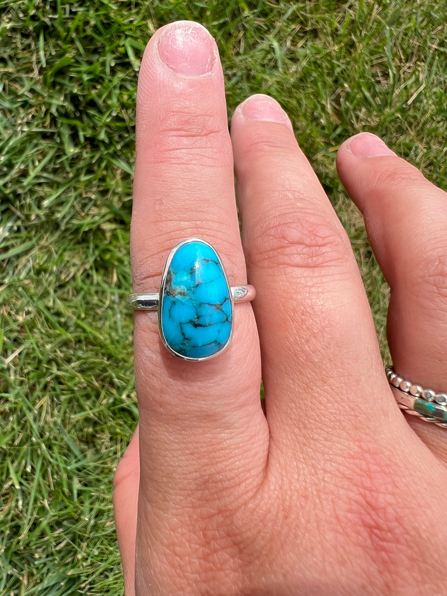 Sleeping Beauty turquoise ring size 9.5