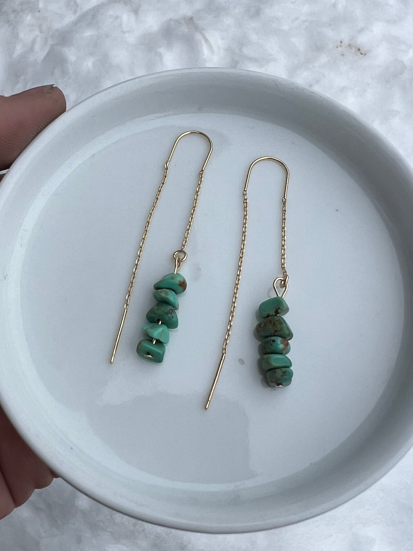 Turquoise Threaders - Gold Plated PRE ORDER