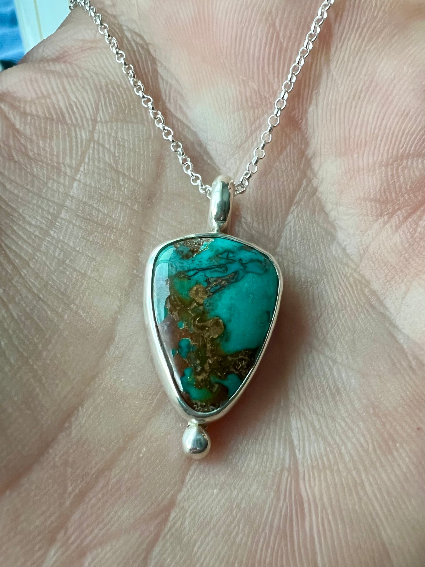 Fox Turquoise pendant