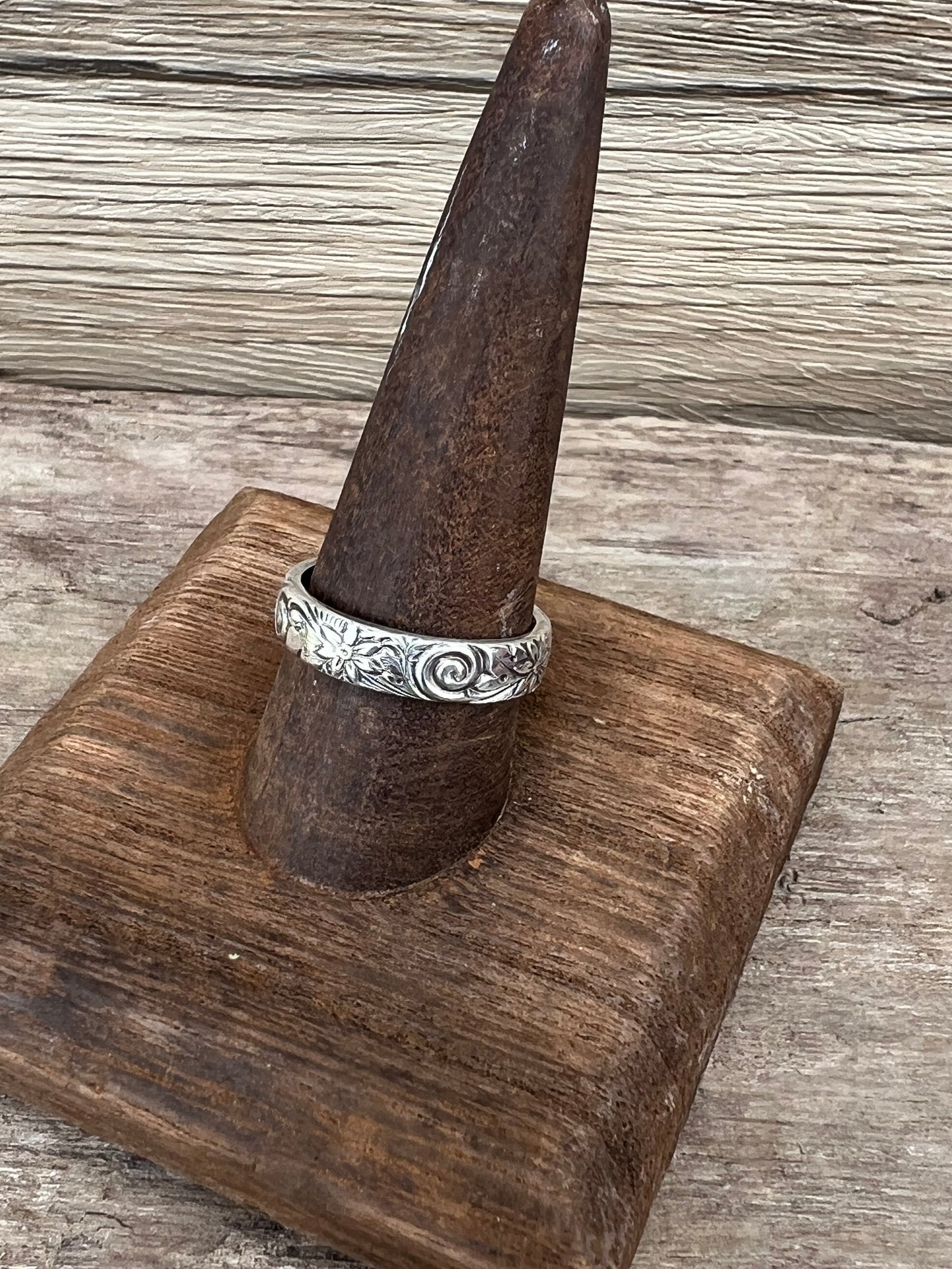 Sterling Silver Thick stacking rings - Made to order