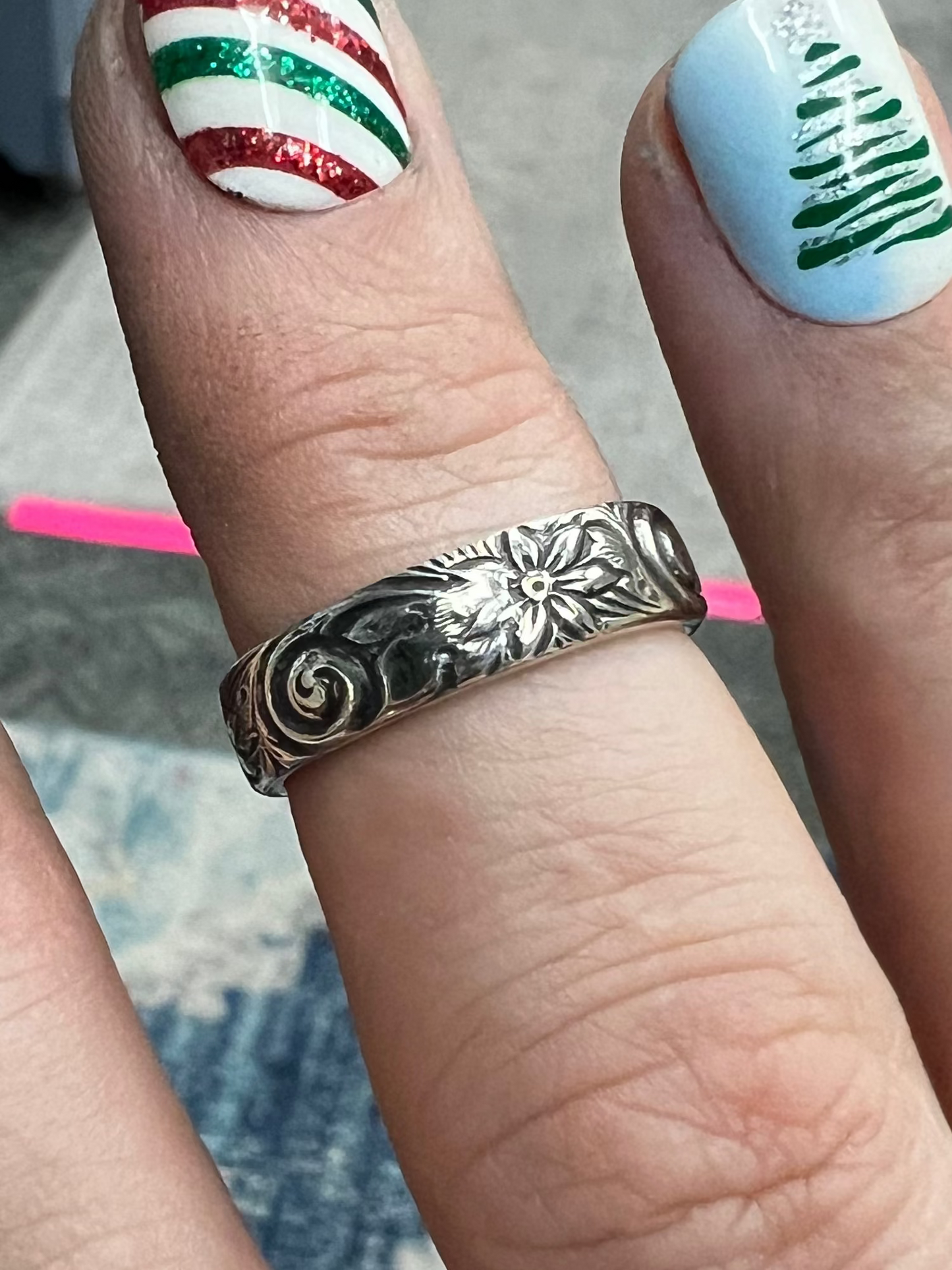 Sterling Silver Thick stacking rings - Made to order