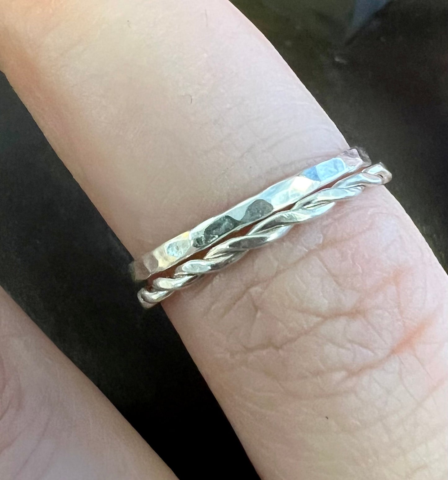 Dainty stacking rings - Made to order