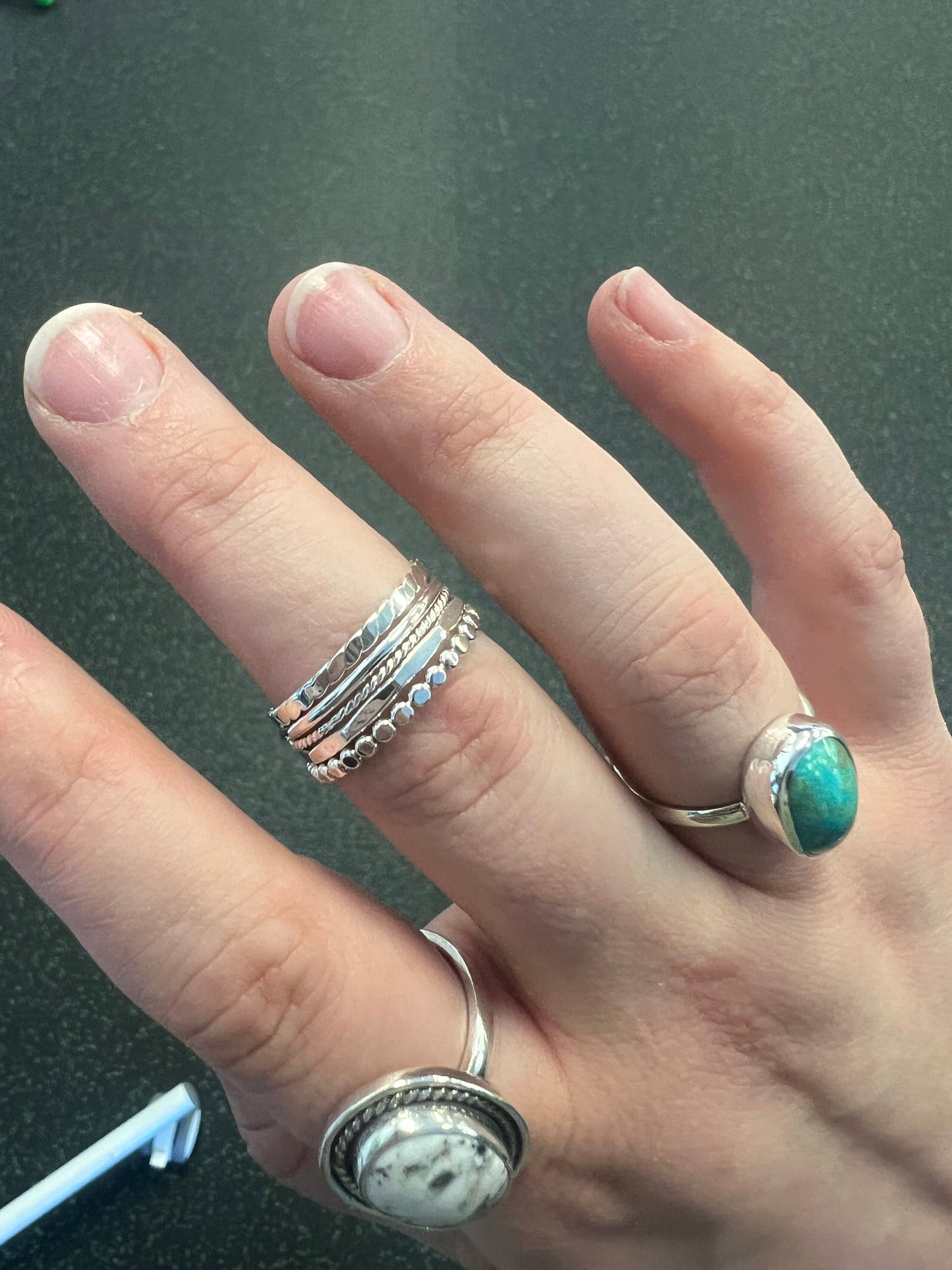 Dainty stacking rings - Made to order